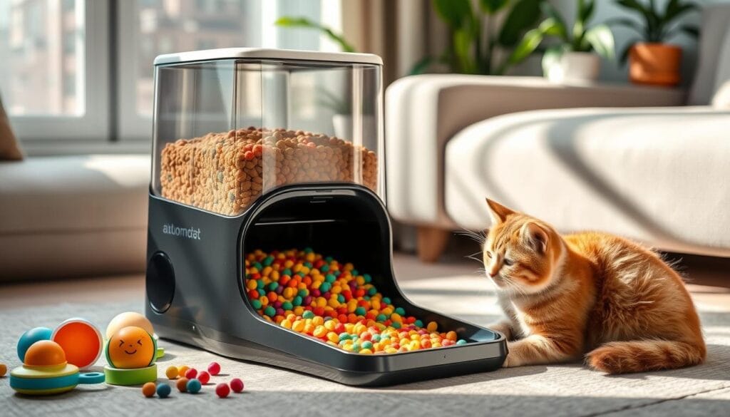 Distributeur de Croquettes pour Chat
