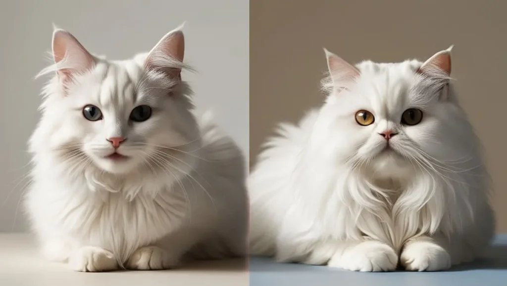 chat angora vs chat persan